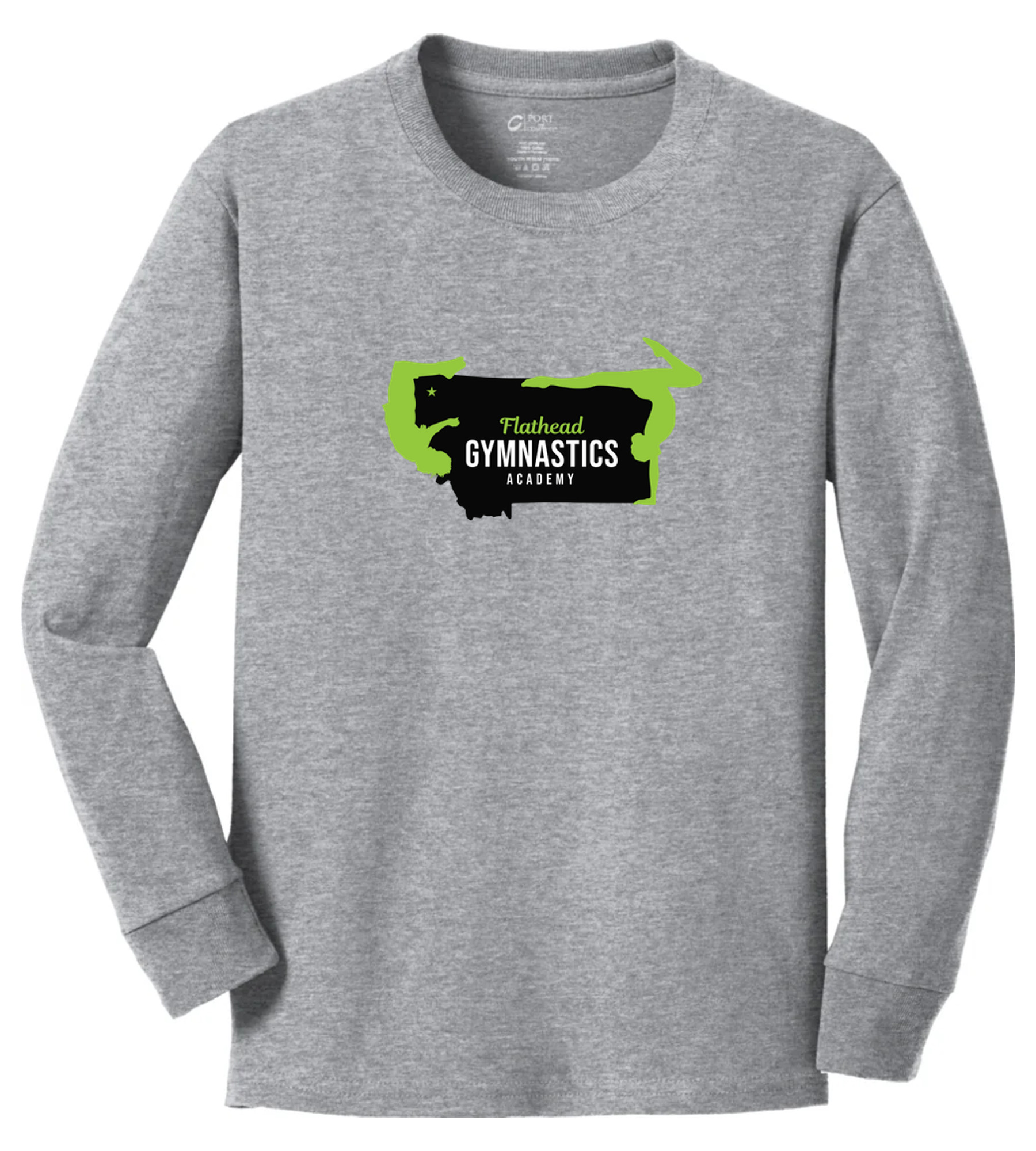 Youth Port & Company Long Sleeve Core Cotton Tee